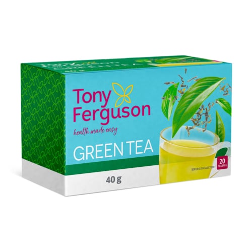 Tony Ferguson Green Tea - 20 Teabags