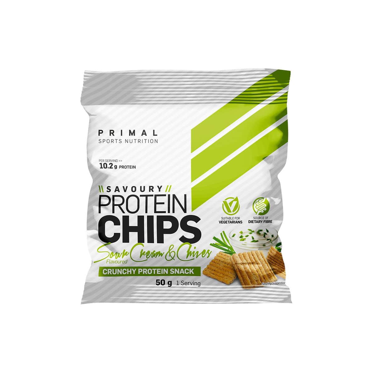 Primal Sweet Protein Chips Sour Cream & Chives - 50g