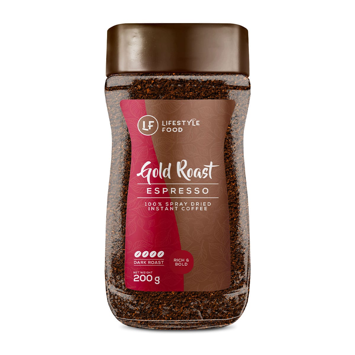 Lifestyle Food Gold Roast Espresso Instant Coffee - 200g