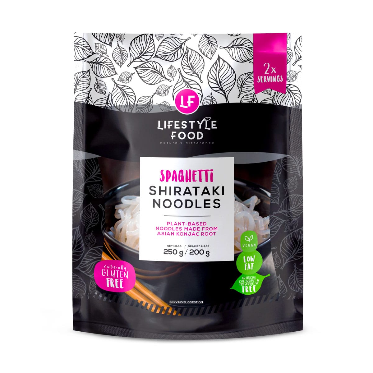 Lifestyle Food Plant Based Shirataki Noodles Spaghetti - 250g