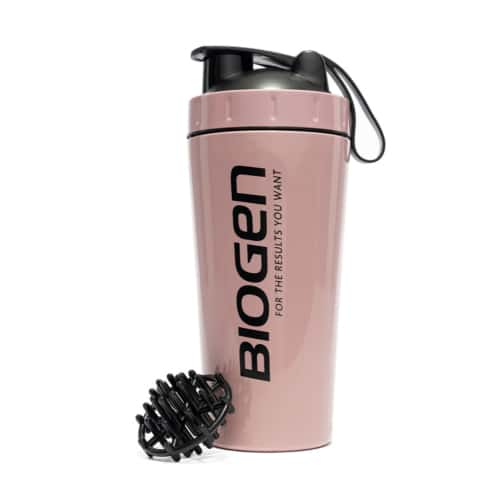 Biogen Premium Stainless Steel Shaker Rose - 700ml