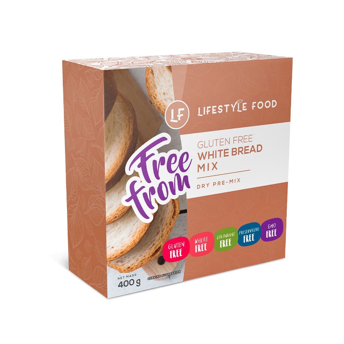 Lifestyle Food Gluten Free White Bread Mix - 400g