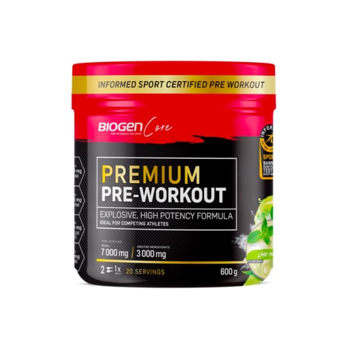 Biogen Premium Pre-Workout Lime Mojito - 600g