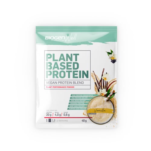 Biogen Plant Based Protein Sachet Vanilla - 40g