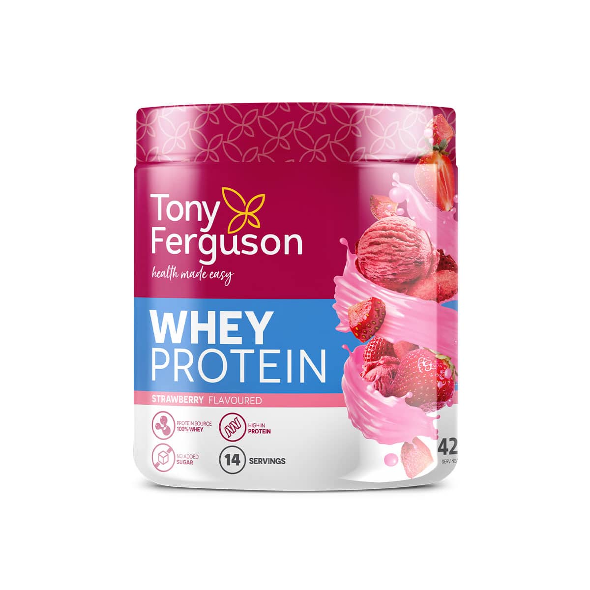 6009557141956 whey protein strawberry 420g