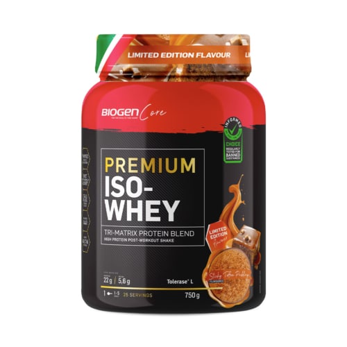 Biogen Iso Whey Premium Sticky Toffee Limited Edition - 750g