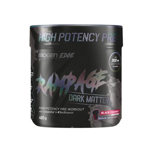 Biogen Rage Rampage Dark Matter Pre-Workout Black Cherry - 460g