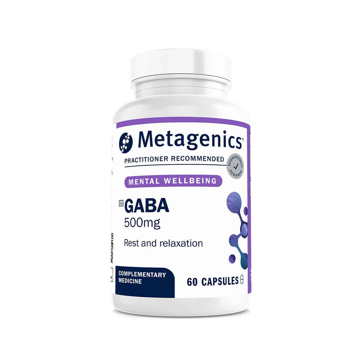 Metagenics GABA 500mg - 60 Caps