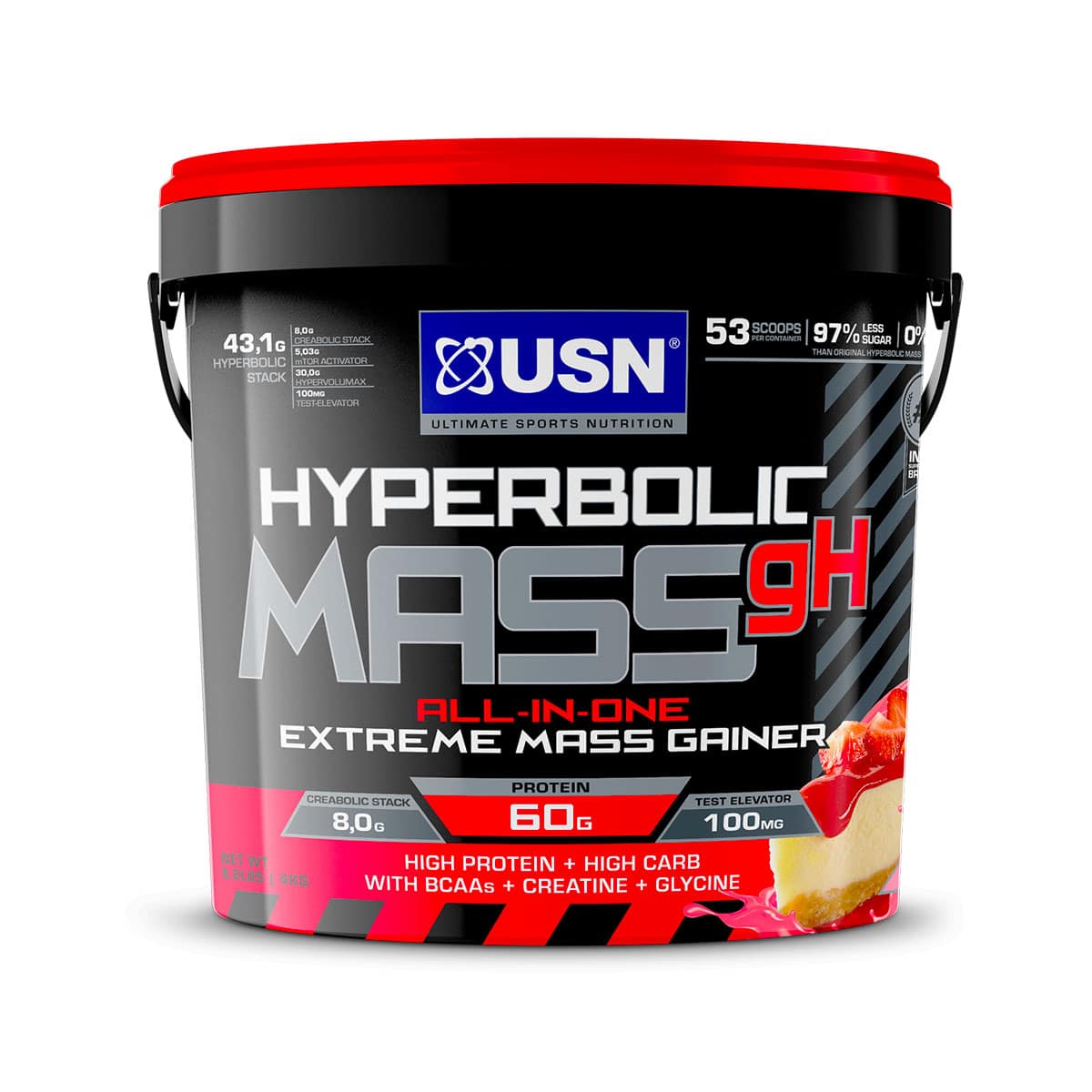 USN Hyperbolic Mass gH Strawberry - 4kg