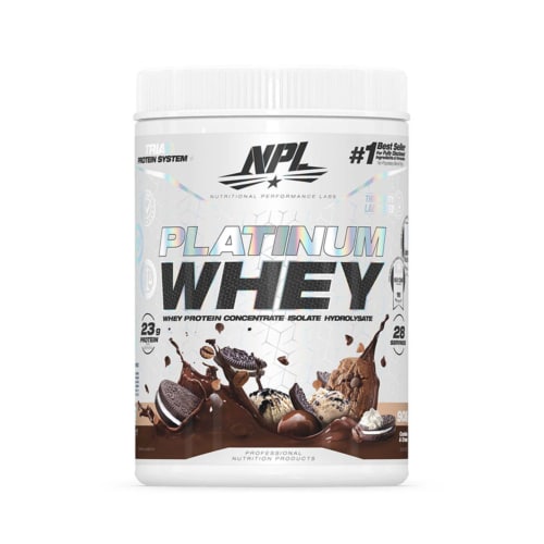 NPL Platinum Whey Protein Cookies & Cream - 908g