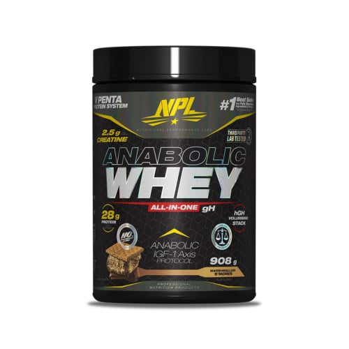 NPL Anabolic Whey Protein Marshmallow Smores - 908g