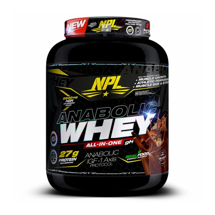 NPL Anabolic Whey Protein Choc Nougat - 1.8kg