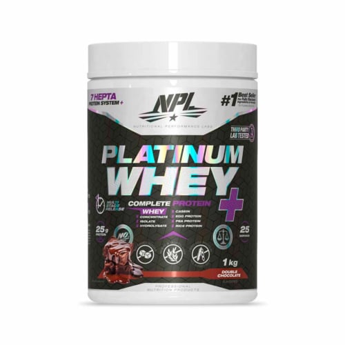 NPL Platinum Whey Plus Double Chocolate - 1kg