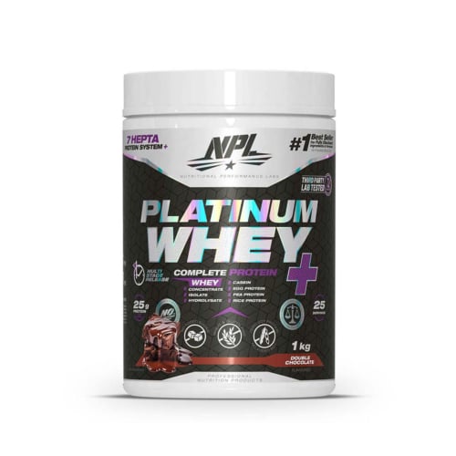 NPL Platinum Whey Plus Double Chocolate - 1kg