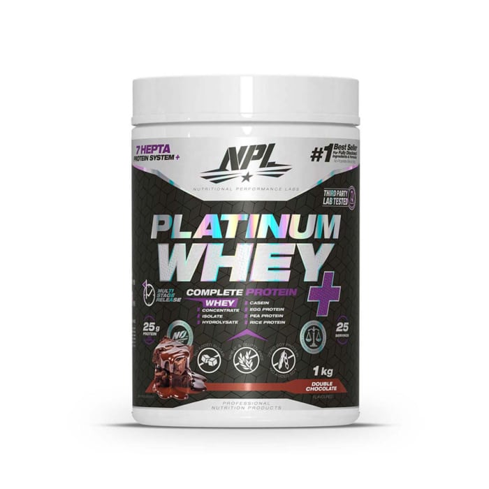 NPL Platinum Whey Plus Double Chocolate - 1kg