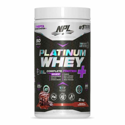 NPL Platinum Whey Plus Double Chocolate - 2kg