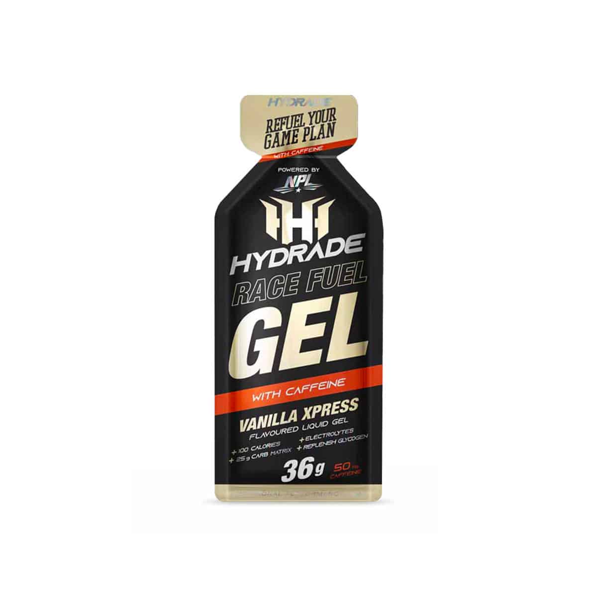 NPL Hydrade Race Fuel Energy Gel Vanilla - 36g