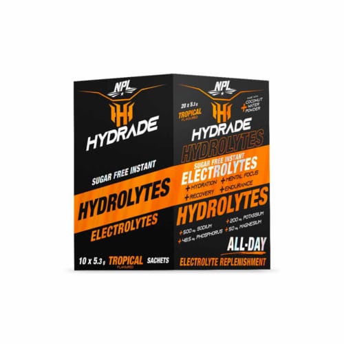 NPL Hydrade Hydrolytes Electrolytes Tropical - 10 Sachets