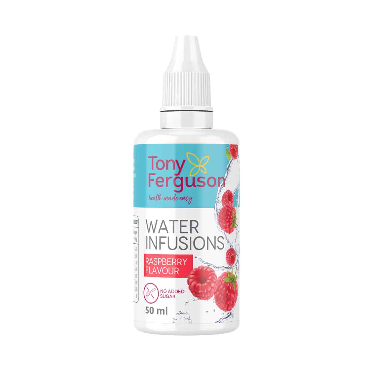 Tony Ferguson Water Infusion Drops Raspberry - 50ml