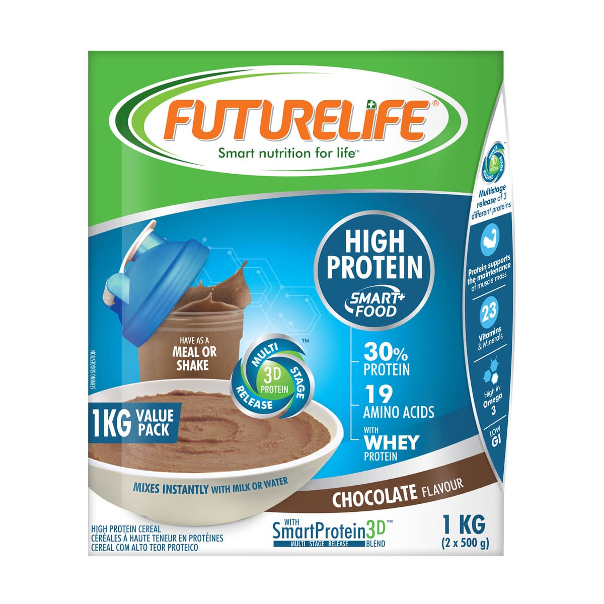 Future Life High Protein Smart Food Chocolate - 1kg