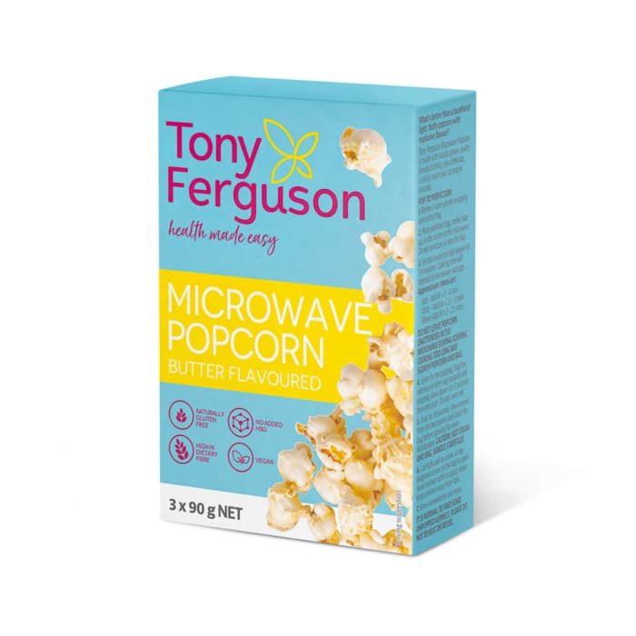 Tony Ferguson Microwave Popcorn Butter - 270g