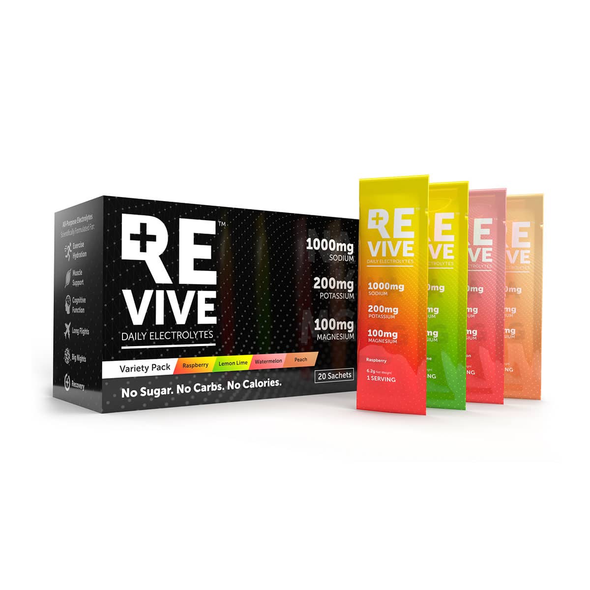 Revive Daily Electrolytes Variety Pack - 20 Sachets