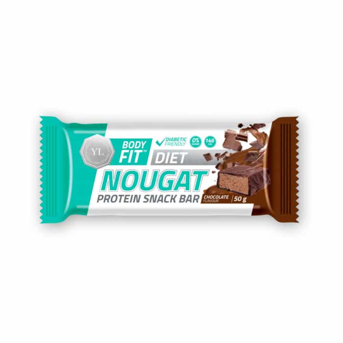 Youthful Living Body Fit Nougat Protein Snack Bar Chocolate - 50g