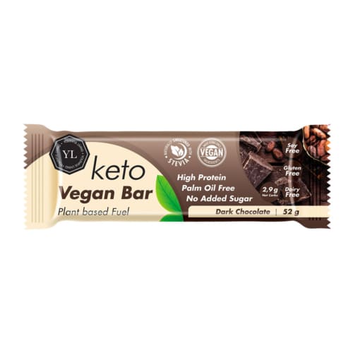 Youthful Living Keto Vegan Bar Dark Chocolate - 52g