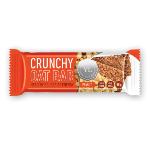 Youthful Living Crunchy Oat Energy Bar Peanut - 40g