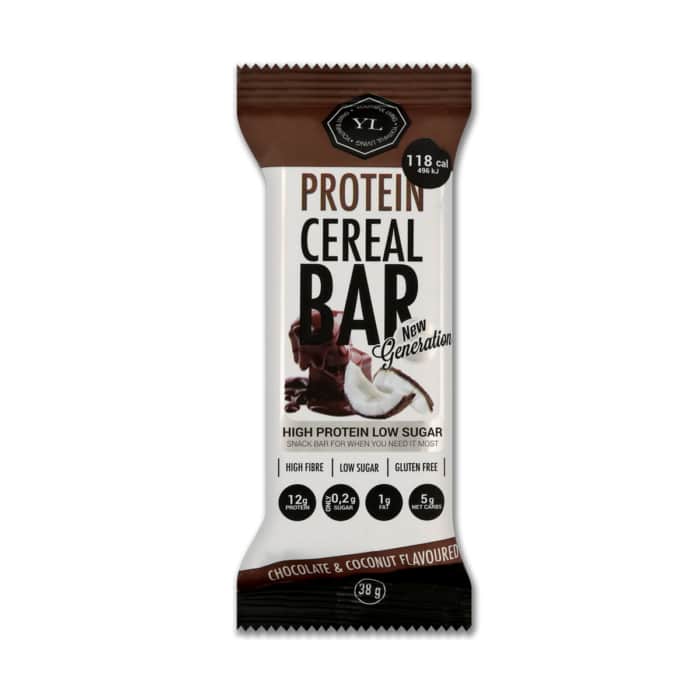 Youthful Living Protein Cereal Bar Choc Coconut - 38g