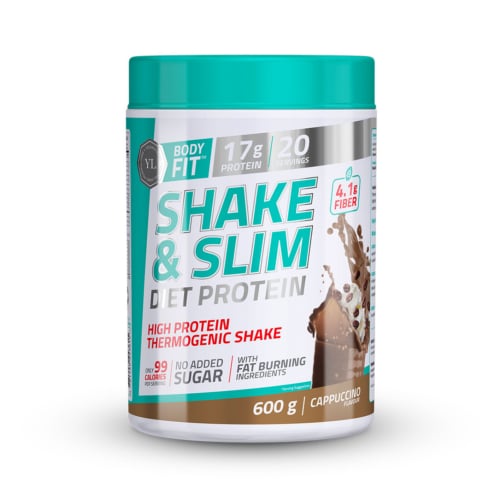 YL Body Fit Shake & Slim Diet Protein Cappuccino - 600g