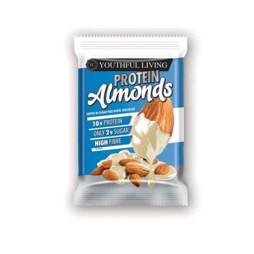 Youthful Living Protein Almonds White Chocolate - 40g
