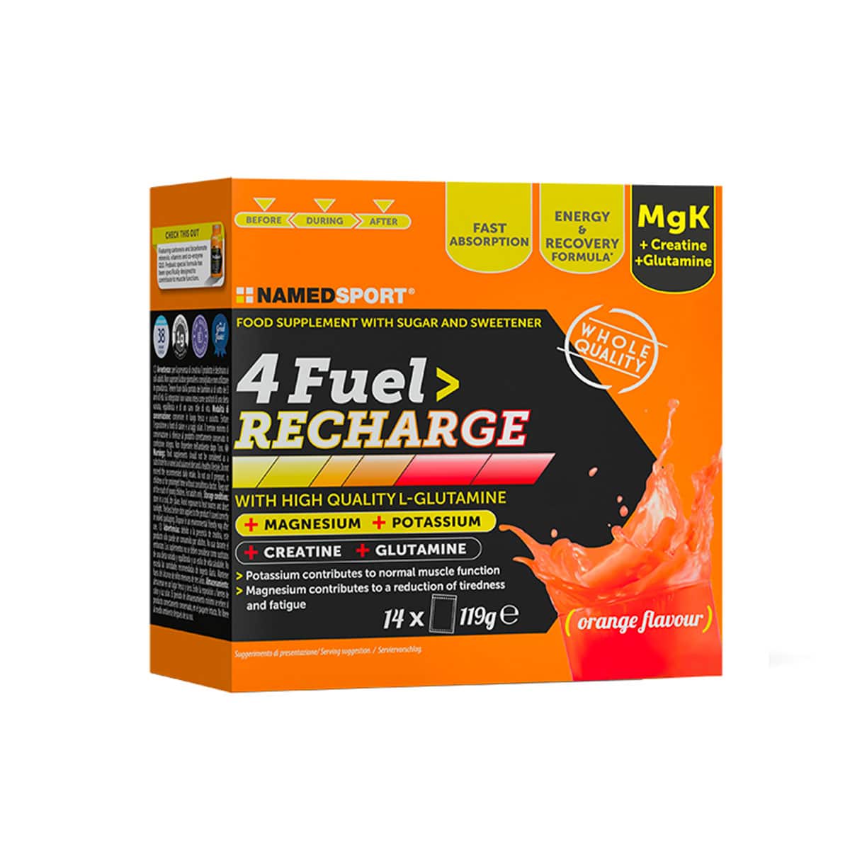 NamedSport 4Fuel Recharge Mineral Recovery Orange - 14 Sachets