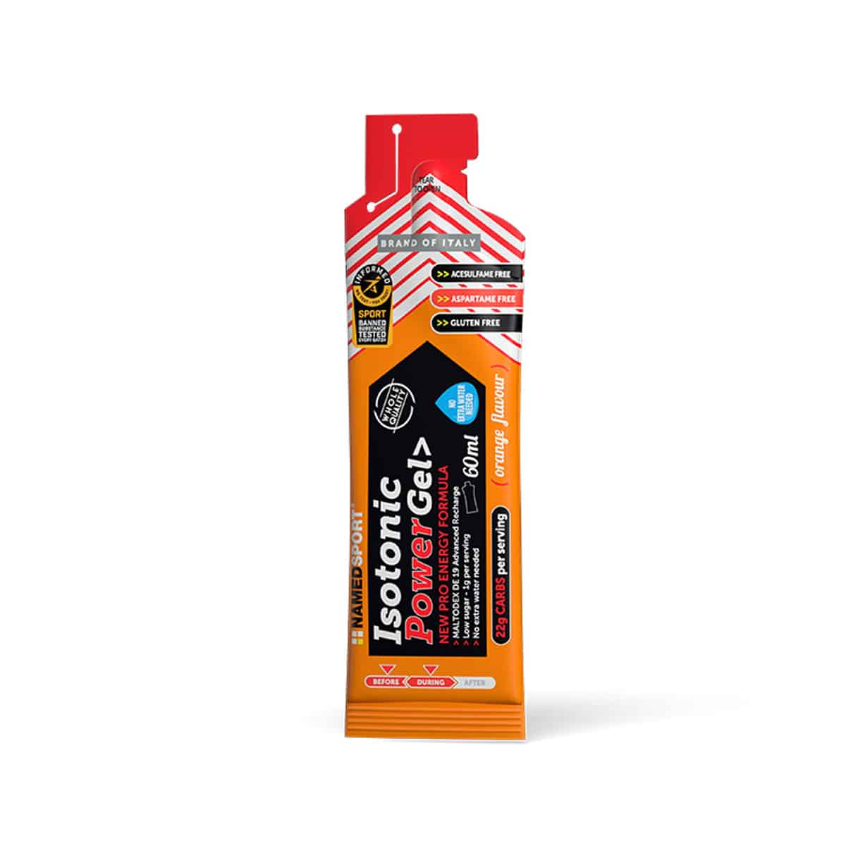 NamedSport Liquid Isotonic Energy Gel Orange - 60ml