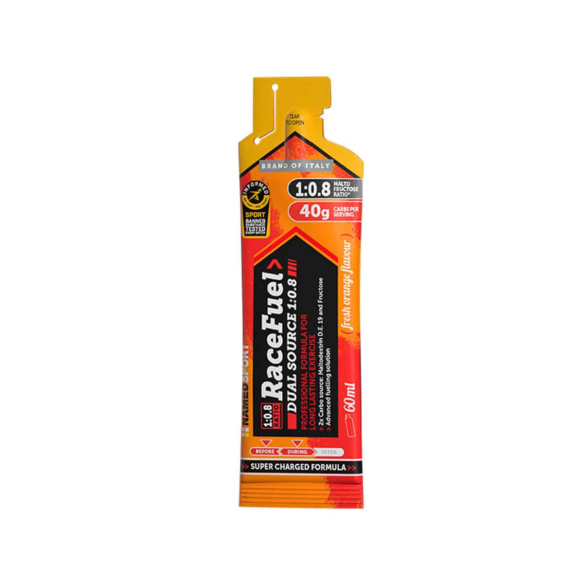 NamedSport Race Fuel Energy Gel Orange – 60ml