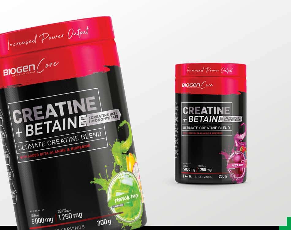 Achieve optimal performance with new Biogen Creatine + Betaine