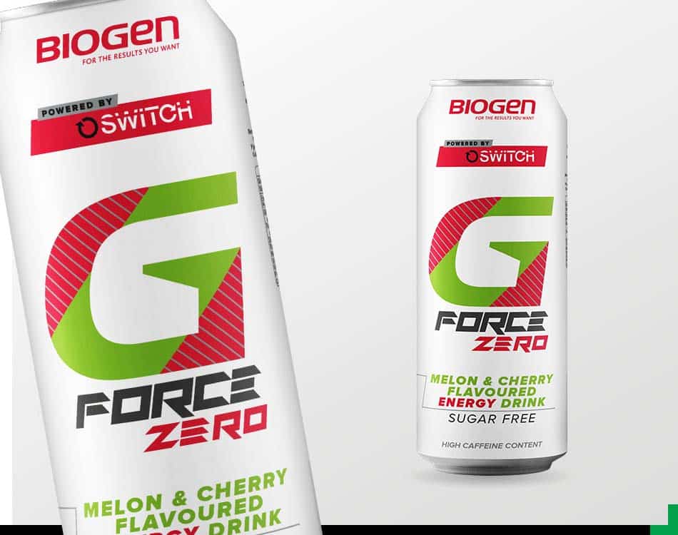 Biogen G Force energy drink goes sugar free