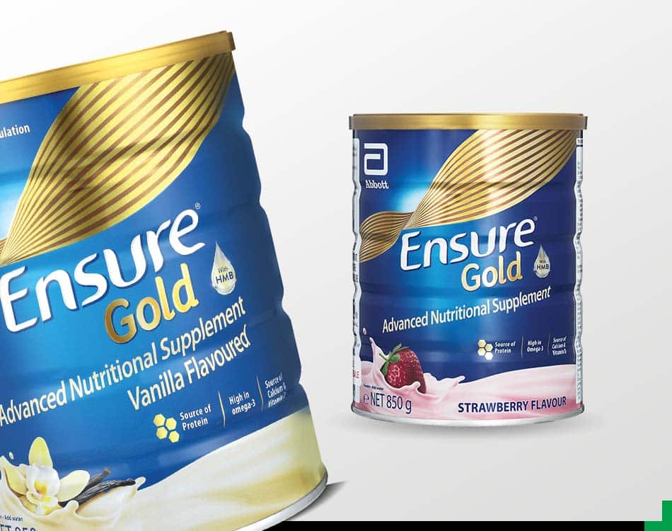Find the nutrients we need to do the things we love in Ensure Gold
