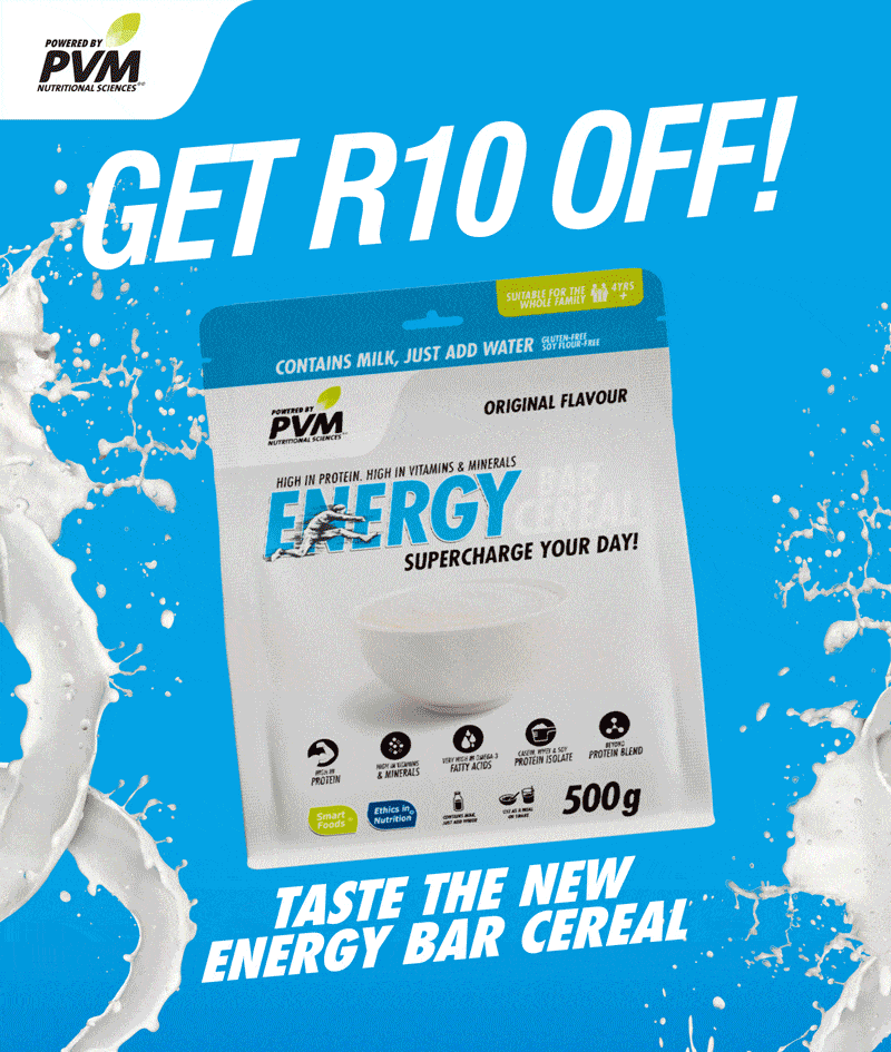 R10 Off PVM Energy Bar Cereal