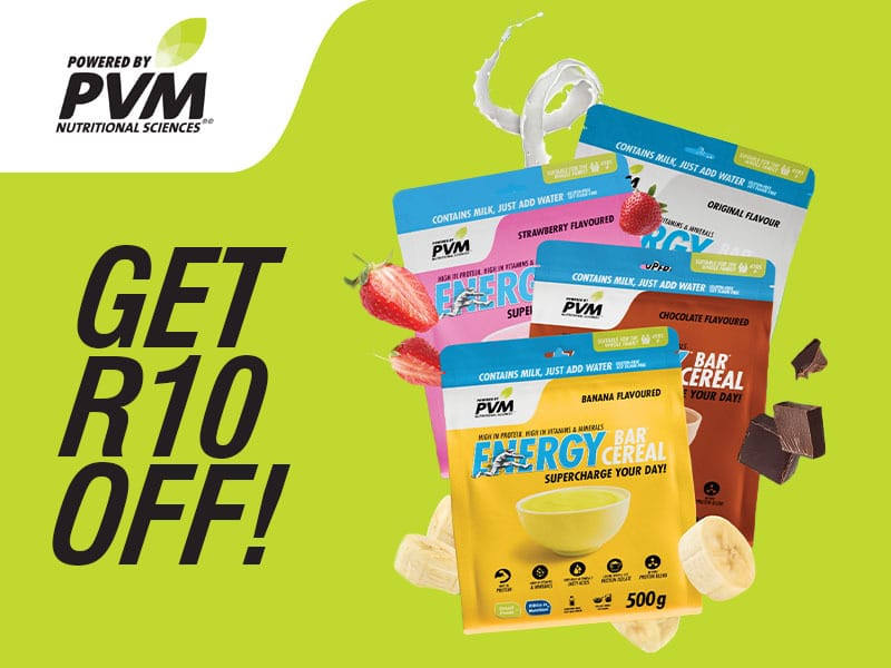 R10 Off PVM Energy Bar Cereal