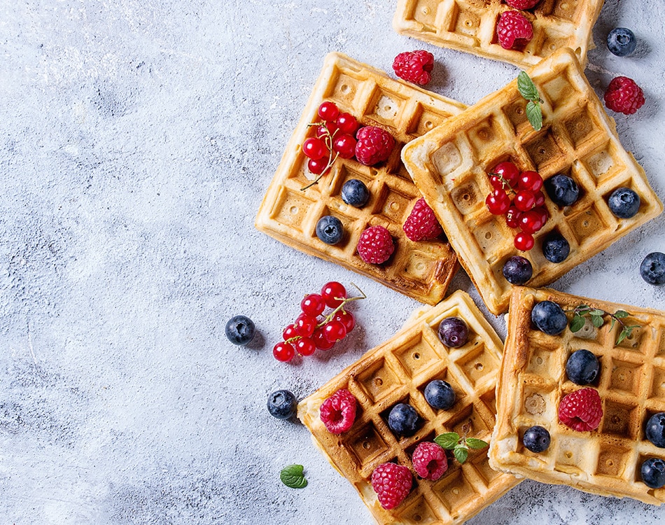 Healthy Waffle Recipe - Fit Waffles