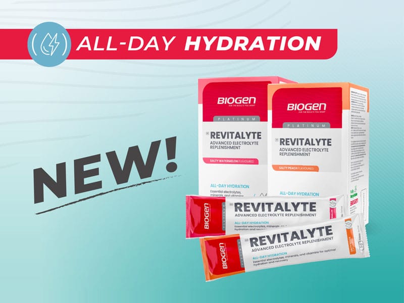New Biogen Revitalyte for All-Day Hydration
