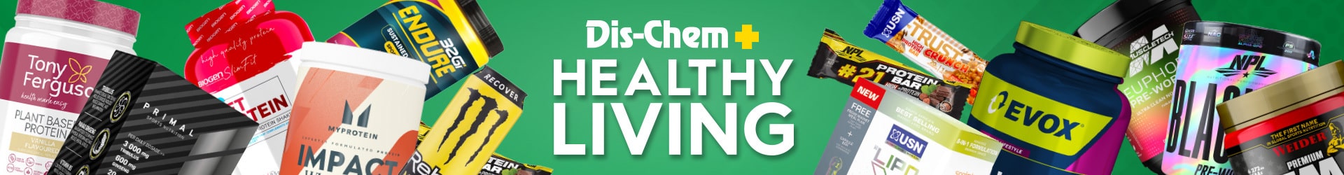 Dis-Chem Healthy Living 2024 Banner Ads