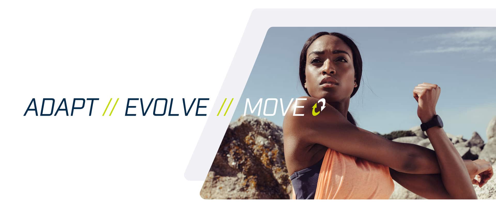 Evox Adapt, Evolve, Move Banner