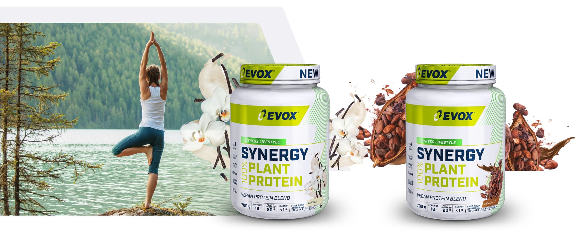 Evox Synergy Plant Protein Banner