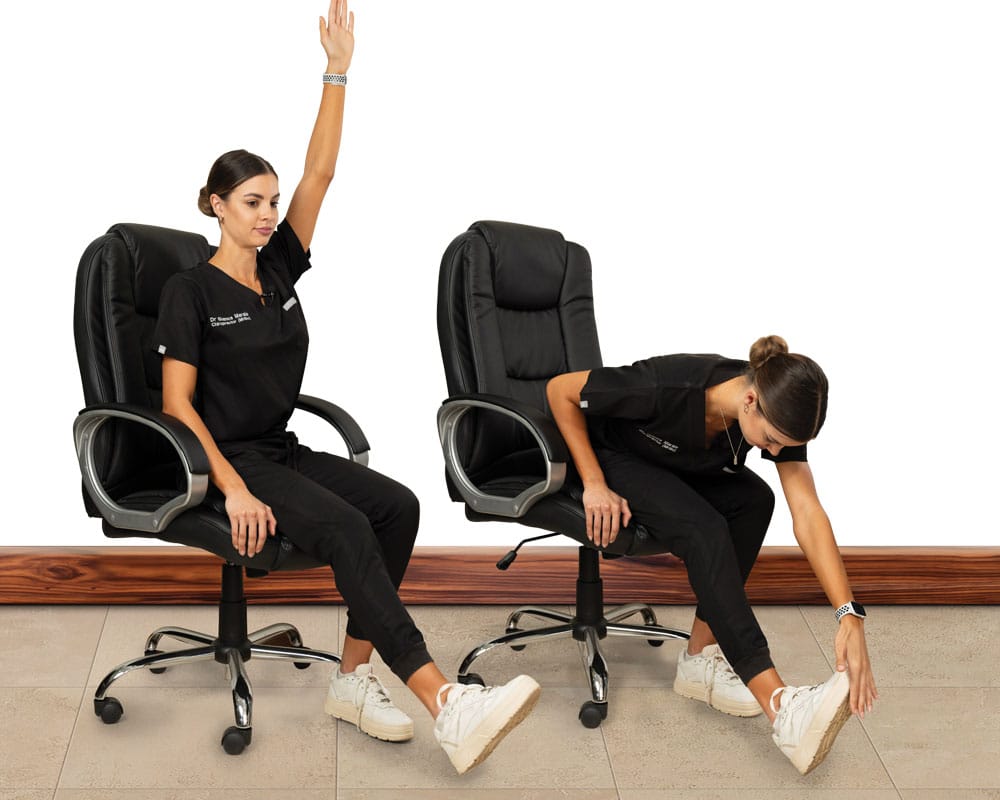 Desk workouts to target that tech neck