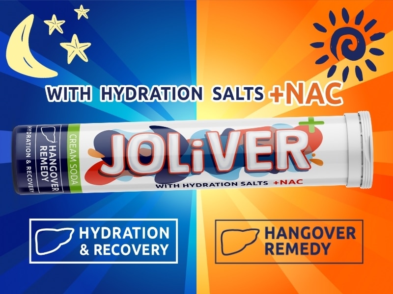 JOLiVER Hangover Remedy Fizzy Cream Soda – 10 Tabs