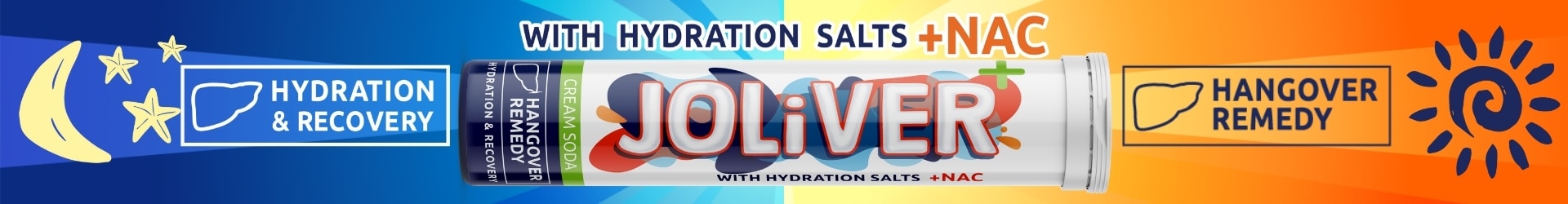 JOLiVER Hangover Remedy Fizzy Cream Soda – 10 Tabs