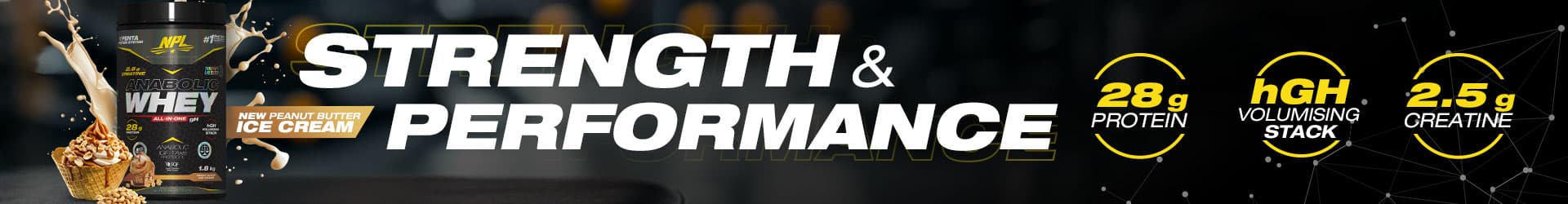 NPL Anabolic Whey Strength & Performance Strip