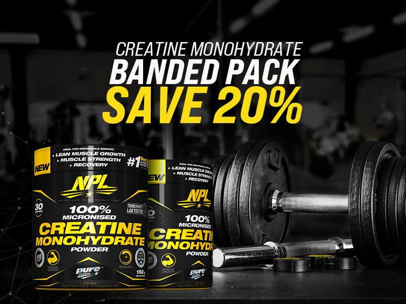 NPL Creatine Monohydrate Banded Pack Mobile